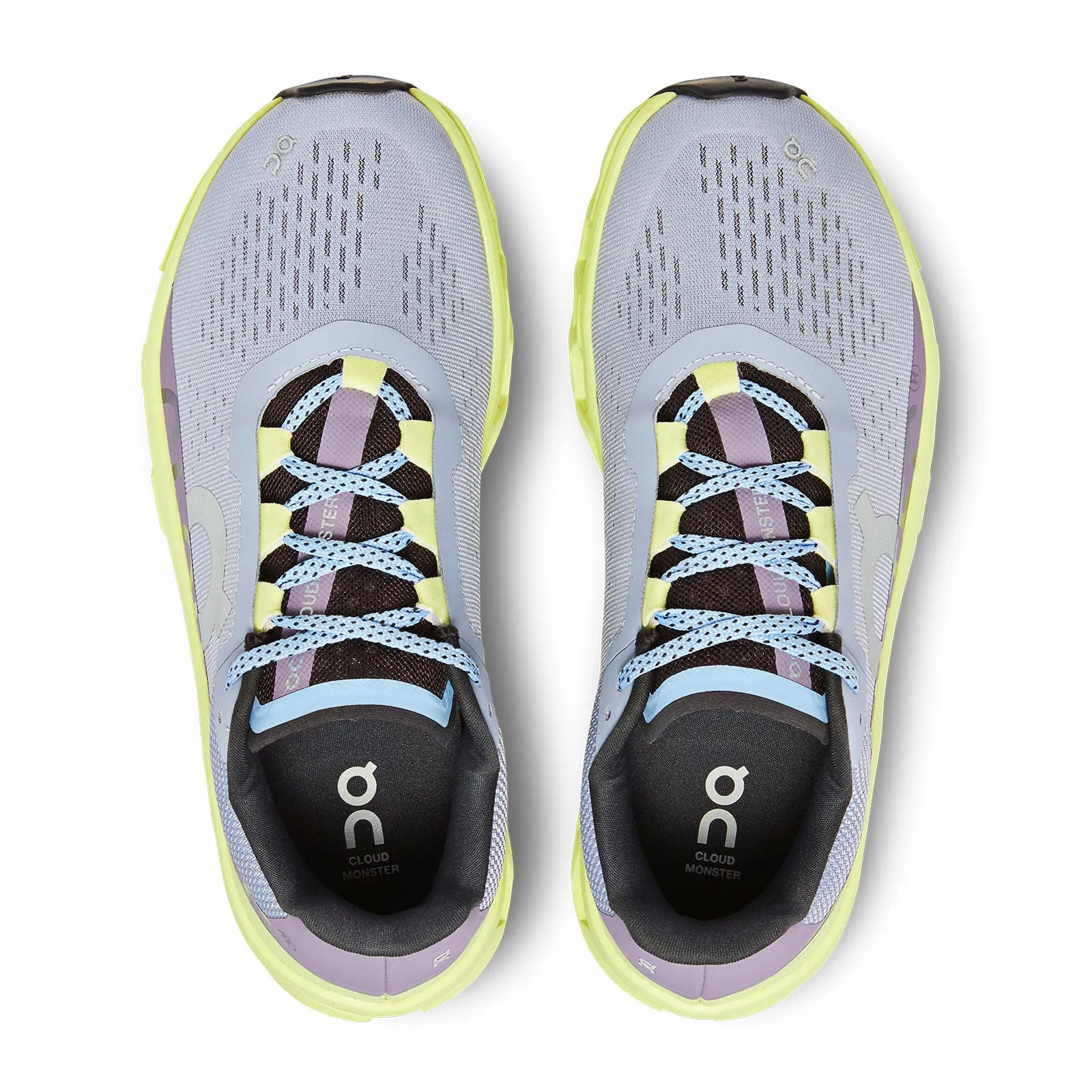 On Running Cloudmonster Running Shoe (Women) - Nimbus/Hay