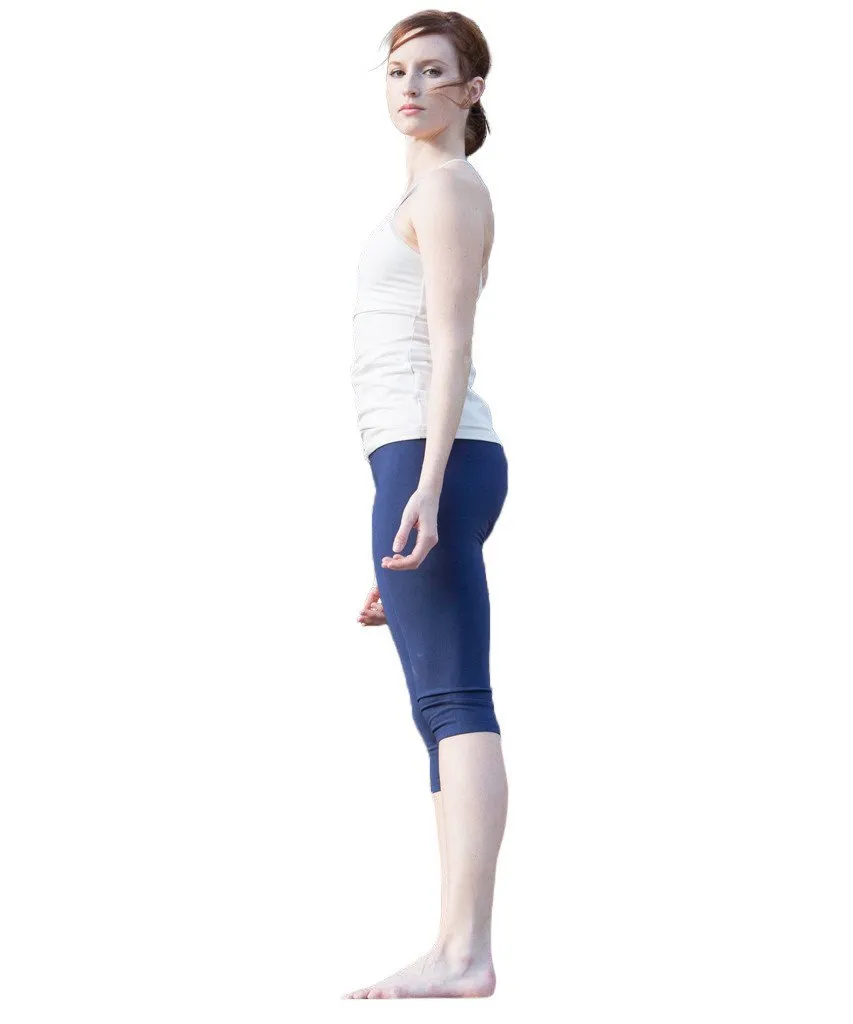 Organic Cotton Knee  Capri