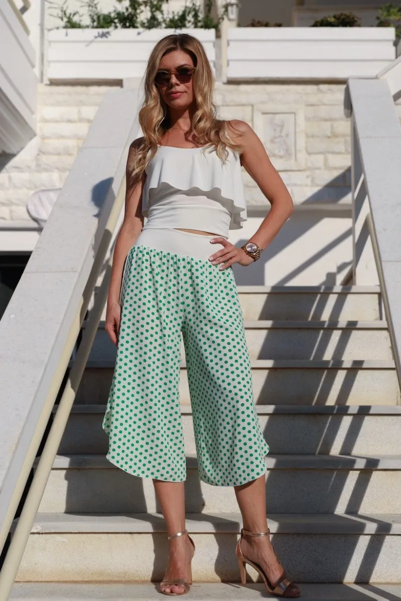 Polka Dot Tango Capri Pants