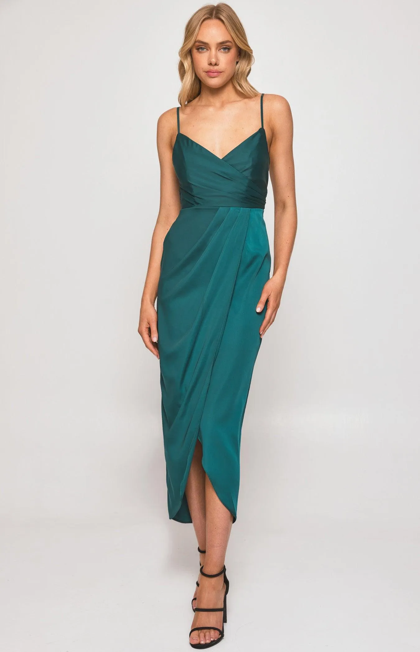 Samba Midi Dress - Emerald