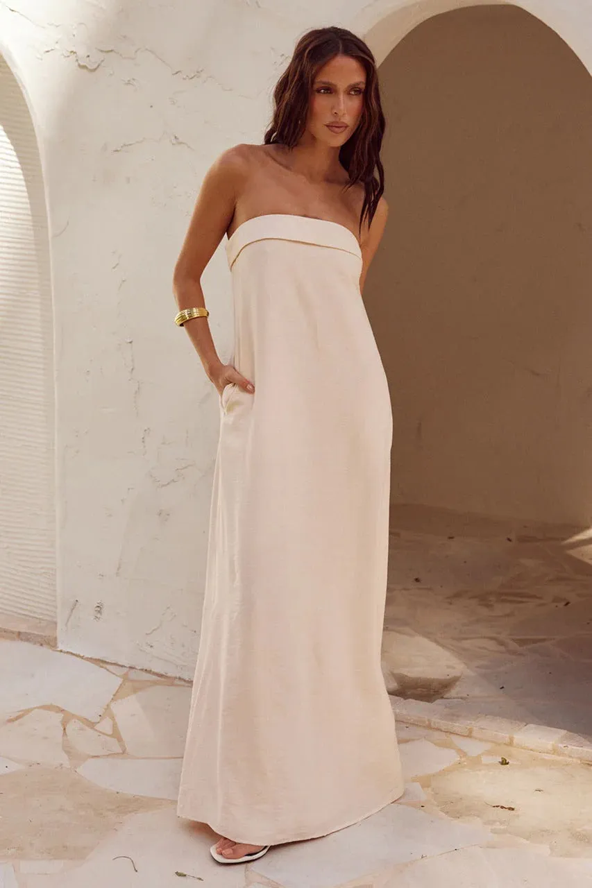 Sapphira Maxi Dress - Stone