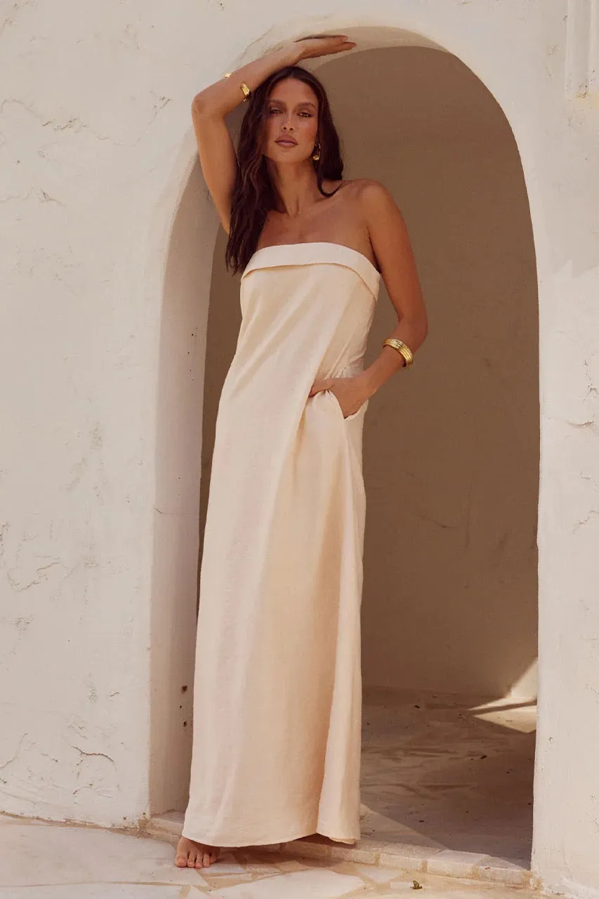 Sapphira Maxi Dress - Stone