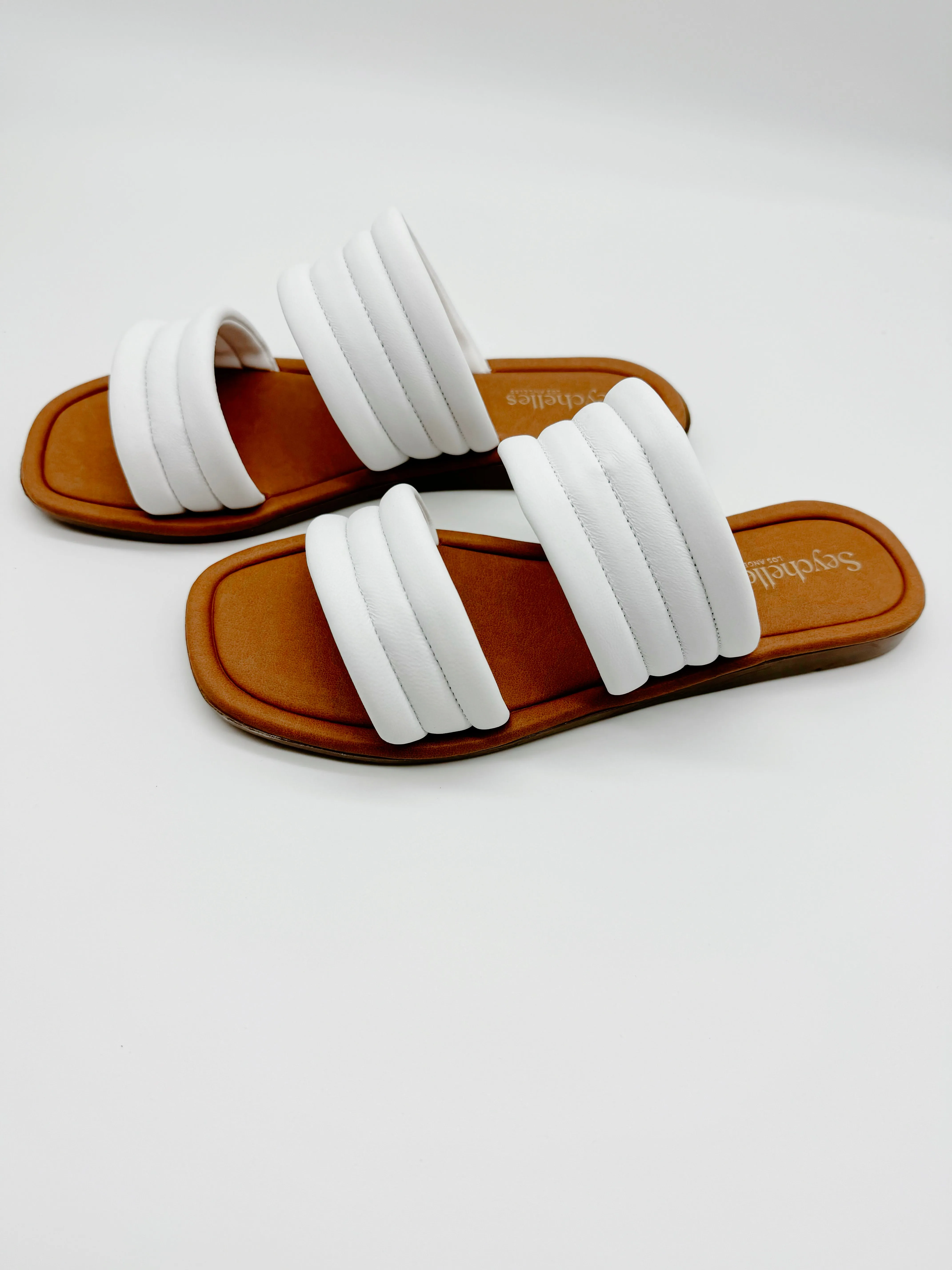 Seychelles Cape May Sandals in White Leather