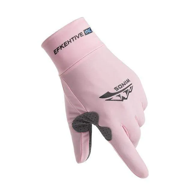 Silk Light Gloves Summer Thin Men Sports Cycling Running Fitness Driving Outdoors Fishing Women Non-Slip Touch Screen Gloves