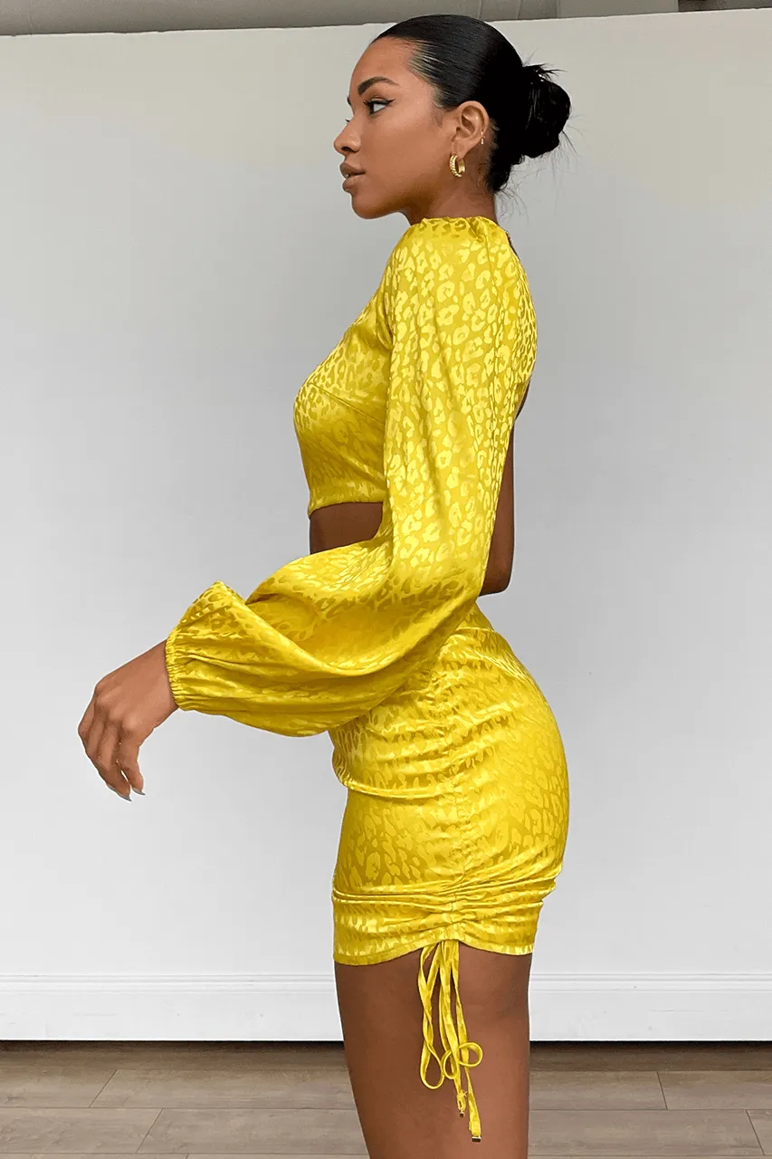 Stella Mini Dress - Yellow