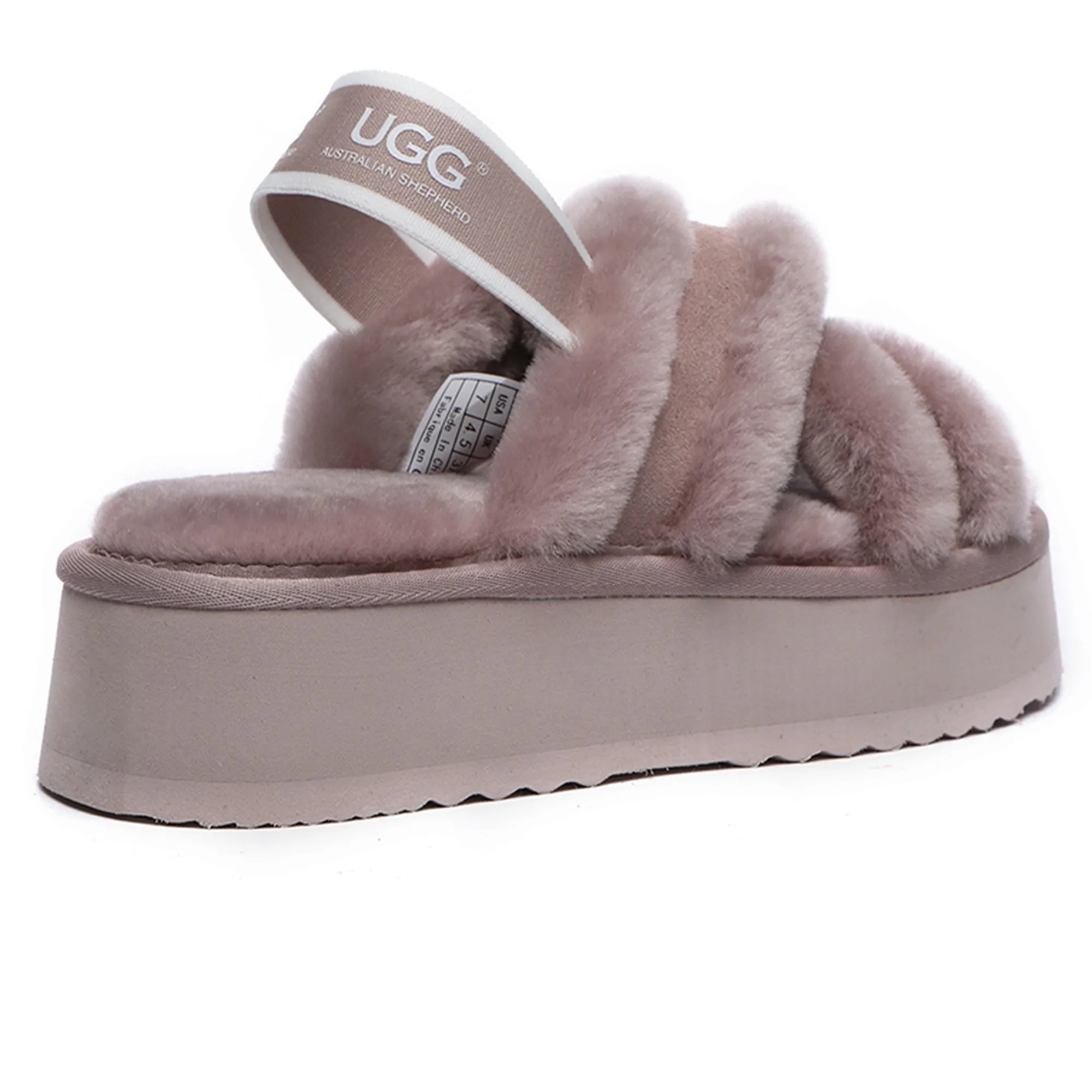 UGG Women Platform Cross Slides