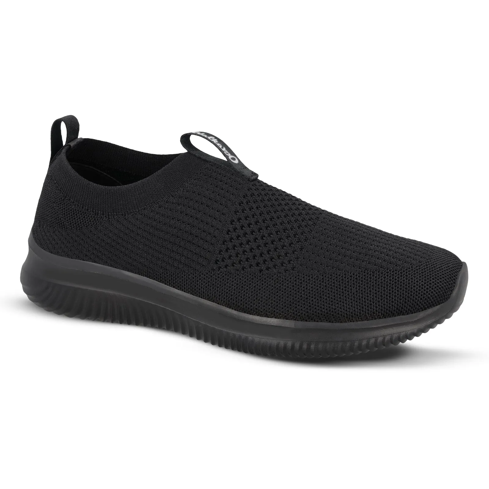 Walkaroo Belly Shoes for Men - WS9551 Black Black