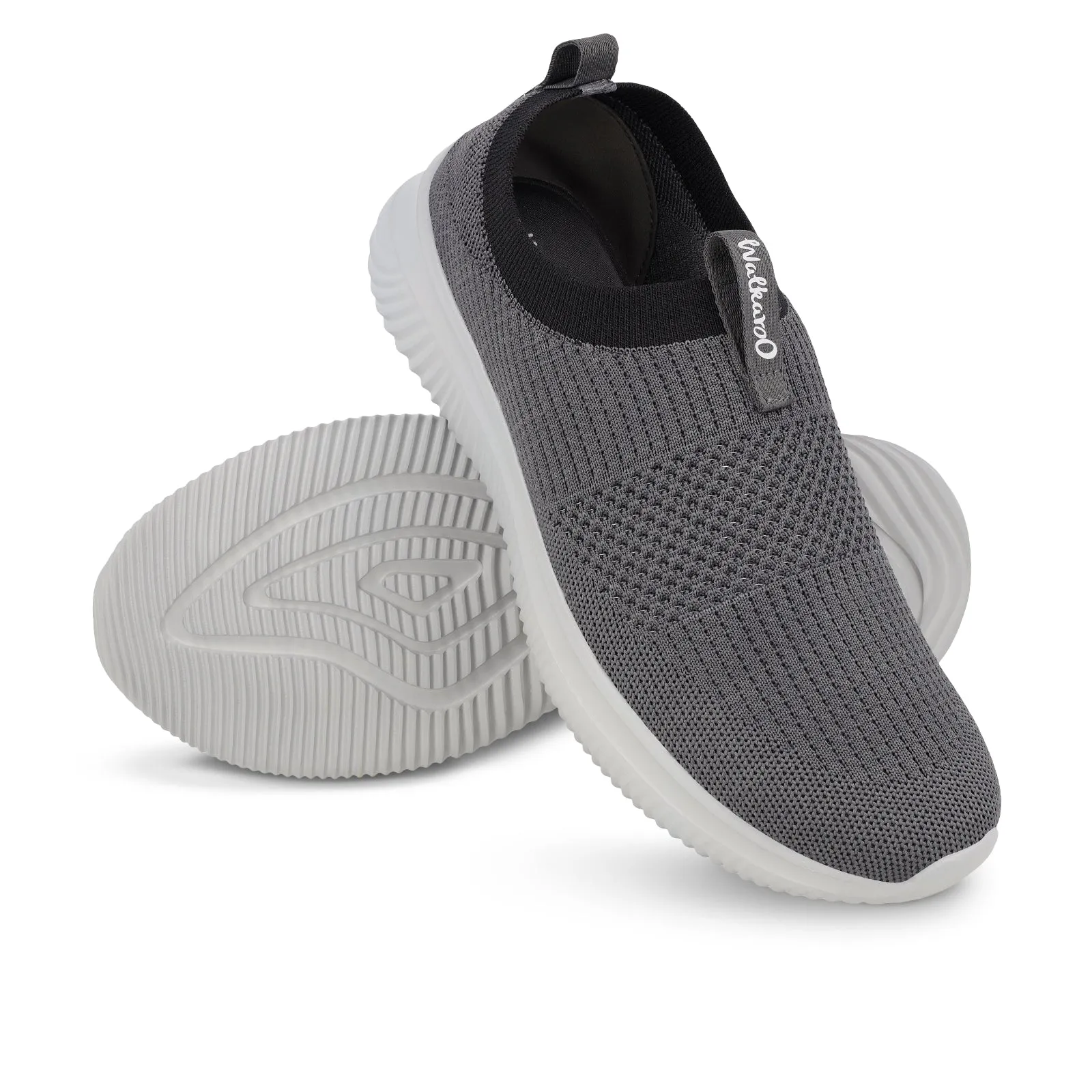 Walkaroo Belly Shoes for Men - WS9551 Grey