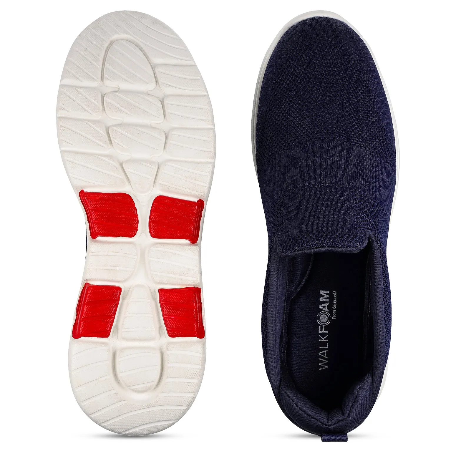 Walkaroo Belly Shoes for Men - XS9758 Navy Blue