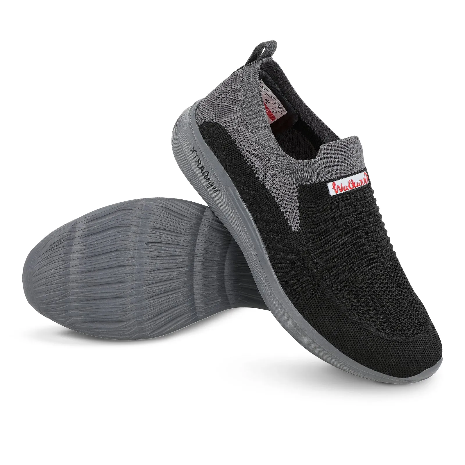 Walkaroo Belly Shoes for Men - XS9768 Black