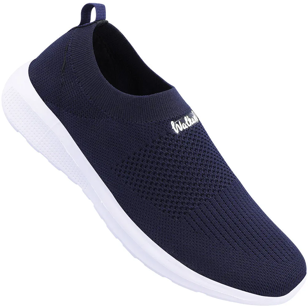 Walkaroo Men Pull-on Belly Shoes - WS3041 Navy Blue