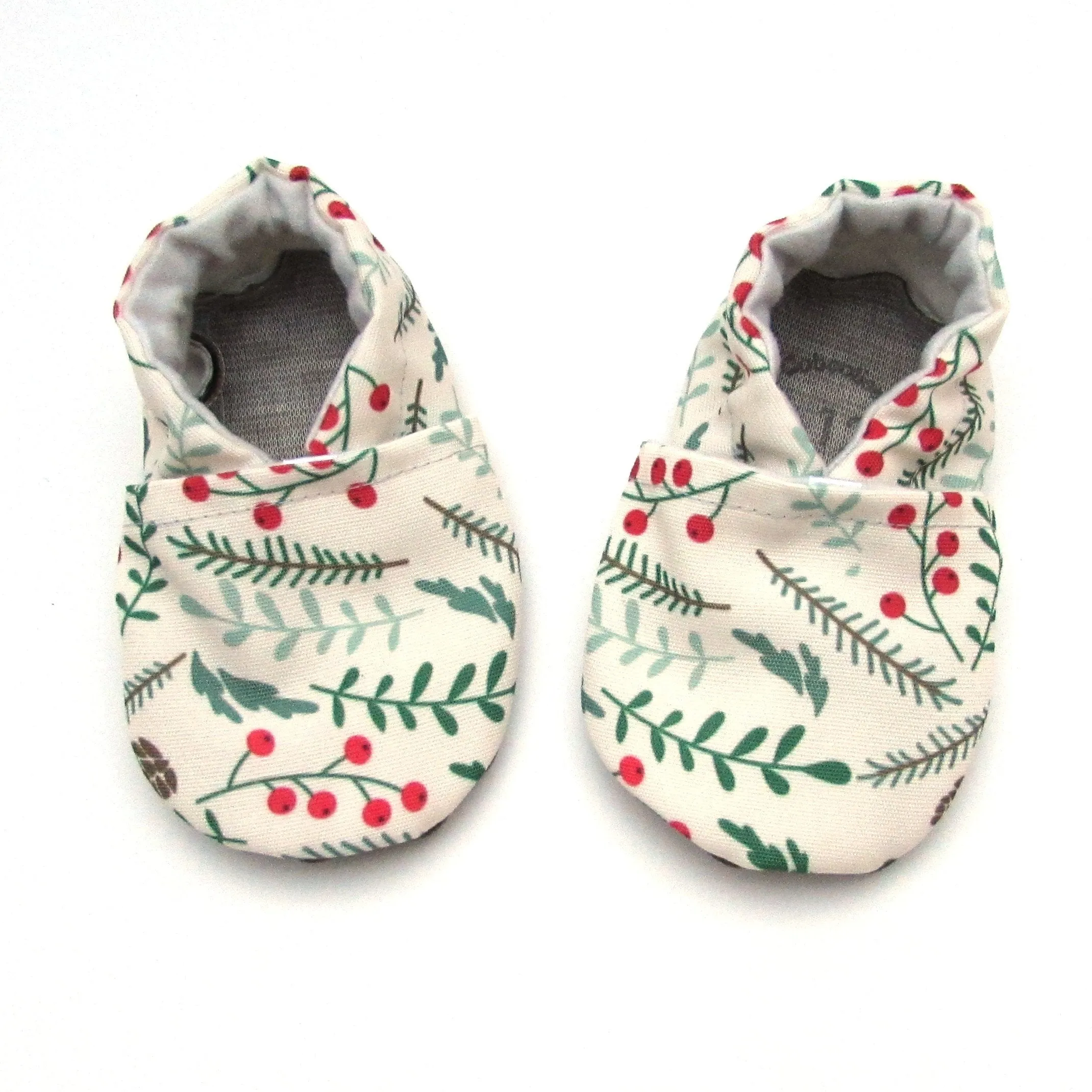 Winter Foliage Eco-Canvas Baby Shoes