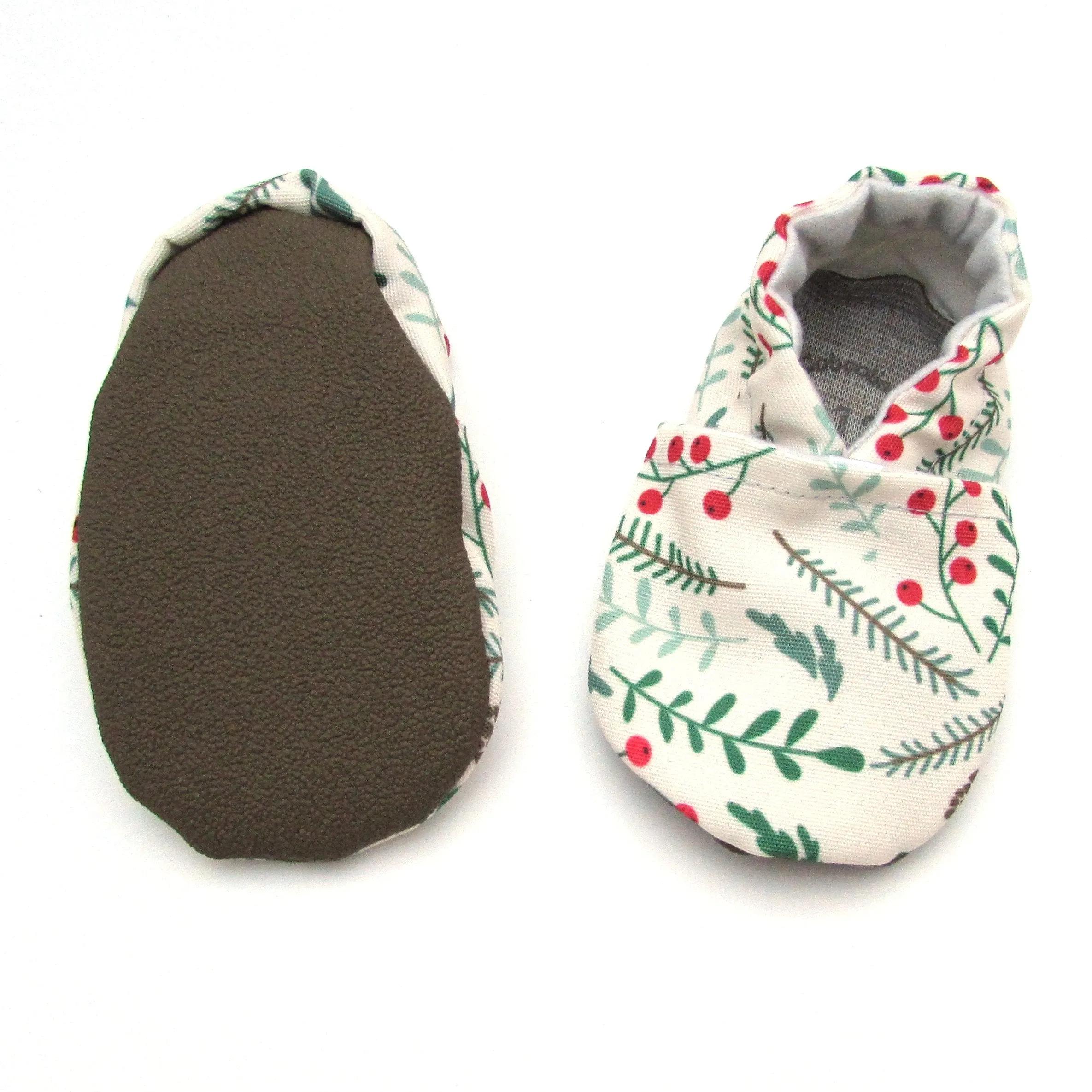 Winter Foliage Eco-Canvas Baby Shoes